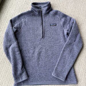 Patagonia Women's Better Sweater Quarter Zip EUC